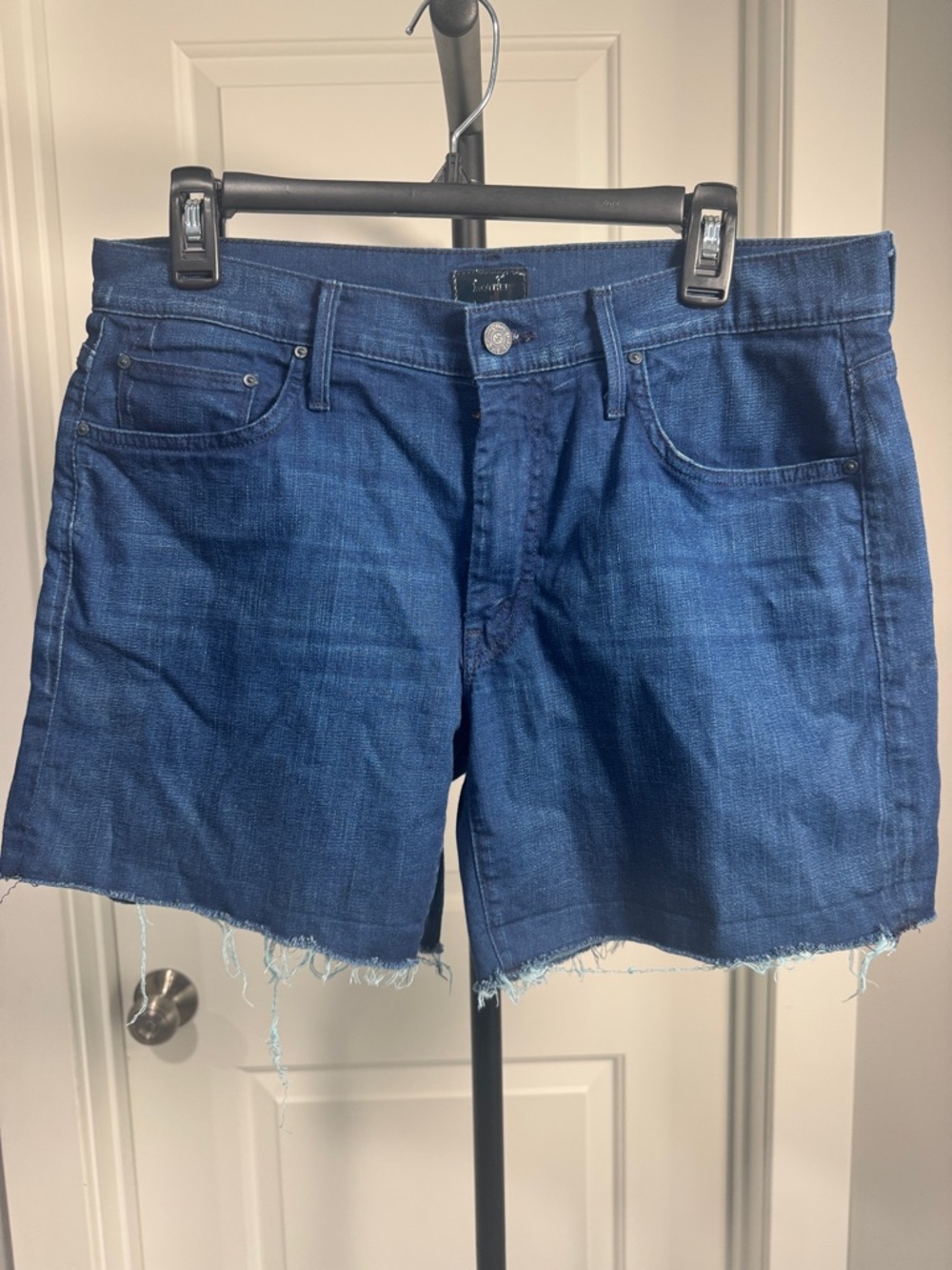 MOTHER Blue Denim Jean Shorts